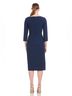 Kay Unger Solid Blue Cocktail Dress Size 0 - photo 16