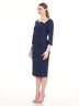 Kay Unger Solid Blue Cocktail Dress Size 0 - photo 8