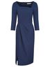 Kay Unger Solid Blue Cocktail Dress Size 0 - photo 1