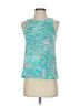 Lilly Pulitzer Floral Multi Color Sleeveless Blouse Size XXS - photo 3