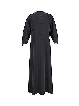 Totême Toteme Quarter-Sleeve Maxi Dress in Black Polyester (view 1)