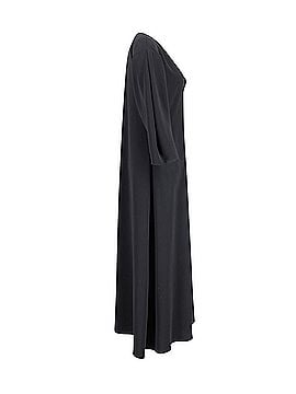 Totême Toteme Quarter-Sleeve Maxi Dress in Black Polyester (view 2)