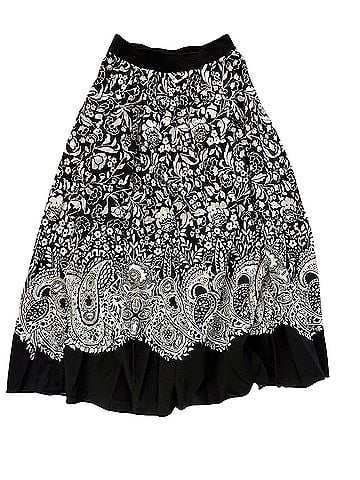 White House Black Market Paisley Print Maxi Casual Skirt (view 2)