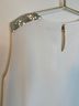 Alice + Olivia Solid Ivory Sleeveless Blouse Size L - photo 8