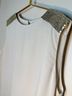 Alice + Olivia Solid Ivory Sleeveless Blouse Size L - photo 5