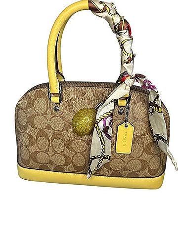 Coach Mini Sierra Leather Satchel (view 1)