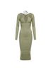 Jonathan Simkhai Multi Color Green Cocktail Dress Size M - photo 1