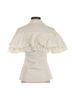 Alexis 100% Cotton White Ivory Blouse Size XS - photo 2