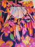 Trina Floral Multi Color Casual Dress Size L - photo 4