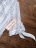 Indigo Rose Stripes Floral White Blue Casual Dress Size S - photo 9