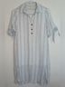Indigo Rose Stripes Floral White Blue Casual Dress Size S - photo 10