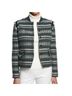 Tory Burch Tweed Blue Black Jacket Size 10 - photo 8