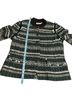 Tory Burch Tweed Blue Black Jacket Size 10 - photo 5