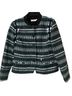 Tory Burch Tweed Blue Black Jacket Size 10 - photo 4
