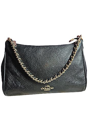 Coach Carrie Leather Shoulder Bag (view 1)