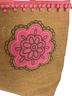 Mud Pie Floral Brown Pink Multi Color Tote One size - photo 6