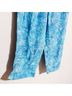 Blue Ginger Floral Blue White Casual Pants Size M - photo 3
