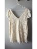 BB Dakota 55% Polyamide 45% Cotton 100% Polyester Ivory Cocktail Dress Size L - photo 3