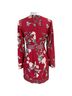 Keepsake 100% Polyester Floral Red Cocktail Dress Size M - photo 7