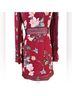 Keepsake 100% Polyester Floral Red Cocktail Dress Size M - photo 9