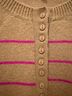 Lilla P Stripes Brown Pink Pullover Sweater Size M - photo 5