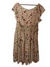 eShakti 100% Polyester Floral Multi Color Casual Dress Size 2X - photo 2