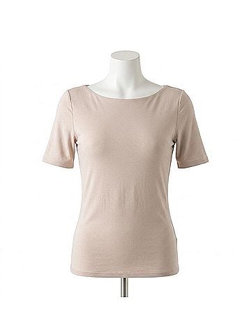 wasabi + mint Leah Scrunched Low Back Short Sleeve Bodysuit in Taupe (view 1)