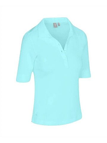 nusport Women's Del Mar Polo in Aqua Spray (view 2)