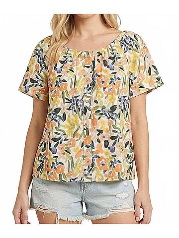 Staccato Carlino Top in Coral (view 2)