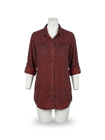 Stella Carakasi Classic Tencil Tunic in Port (view 1)