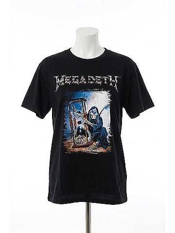 People of Leisure Megadeth Hourglass Tee in Black (view 1)