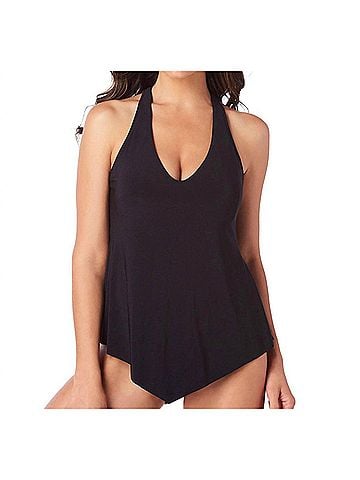 Magicsuit Taylor Racerback Underwire Tankini Top in Black (view 2)