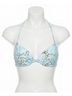 Reef Blue Stone Underwire Push Up Bikini Top in Turquoise Size S - photo 1