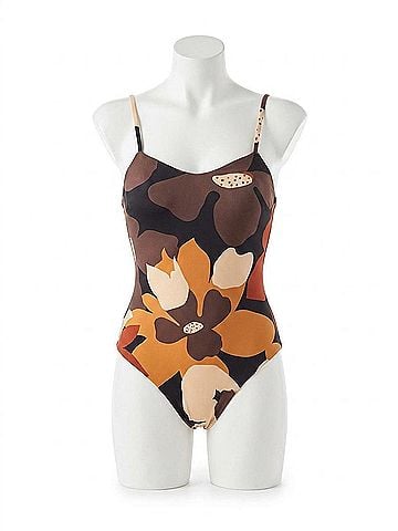 Sauipe Classic One-Piece Swimsuit Princess Neckline in Black (view 1)