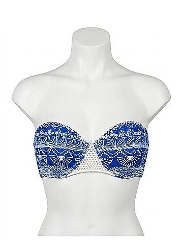 Raisins Underwire Push Up Bikini Top in Tahiti Tide (view 1)