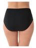 Shape Solver Solid Black Plus Size Shirred Tankini Bottom in Black Size 20 - photo 3