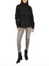 Love Token Solid Black Cable Knit Turtleneck Pullover Sweater in Black Size L - photo 3