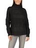 Love Token Solid Black Cable Knit Turtleneck Pullover Sweater in Black Size S - photo 2