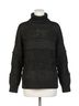 Love Token Solid Black Cable Knit Turtleneck Pullover Sweater in Black Size M - photo 1