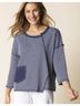 Habitat Blue Inside Out Thermal Pullover in Navy Size S - photo 2