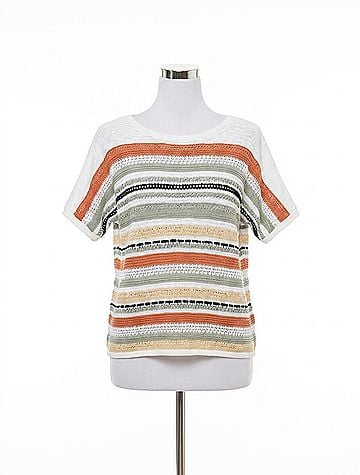 Stella Carakasi Simply Striking Sweater in Multi Stripe (view 1)