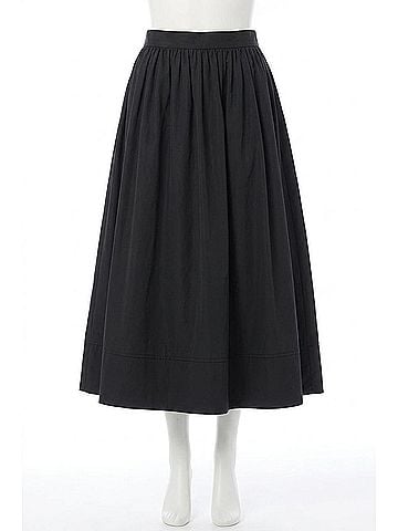 A.L.C. Cami Mixed Media Maxi Skirt in Black (view 1)