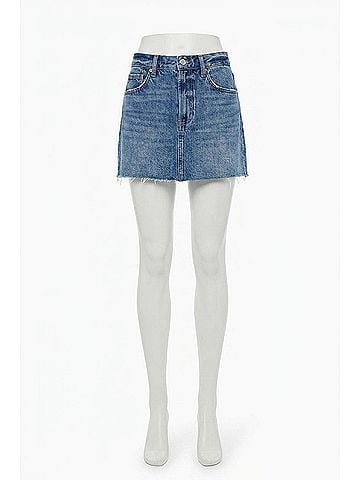 Pistola Daisy Denim Mini Skirt in Spectacle (view 1)