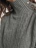 Polo by Ralph Lauren Solid Gray Wool Pullover Sweater Size S - photo 6