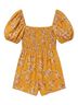 Flynn Skye 100% Rayon Floral Yellow Pink Romper Size S - photo 2