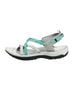 Northside Aztec Or Tribal Print Chevron-herringbone Floral Graphic Solid Gray Teal Sandals Size 8 - photo 1