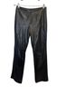 Dana Buchman 100% Leather Black Track Pants Size 4 - photo 1