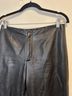 Dana Buchman 100% Leather Black Track Pants Size 4 - photo 4