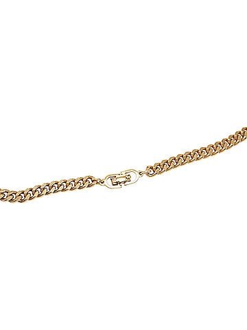 Dior Gold Plated CD Logo Chain Necklace (view 2)