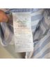 Everlane 100% Cotton Stripes Blue White Long Sleeve Top Size 10 - photo 9
